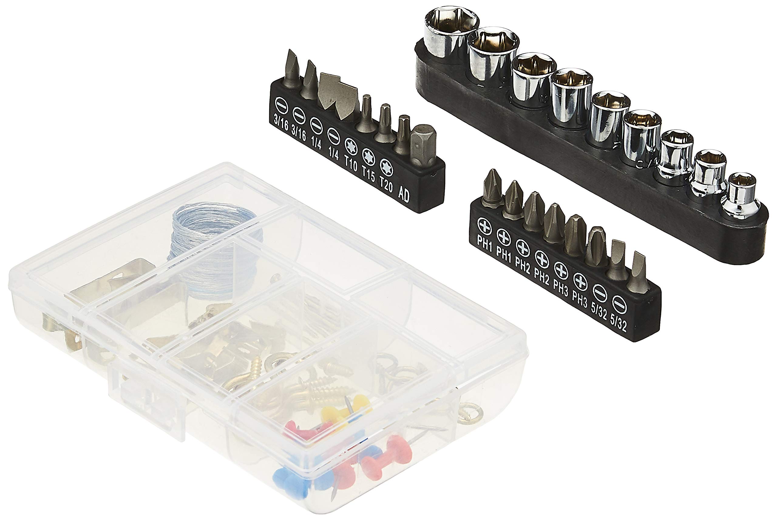 Allied Tools 49008 76-Piece Home Repair Tool Set for DIY Projects, Household Maintenance & Emergency Fixes