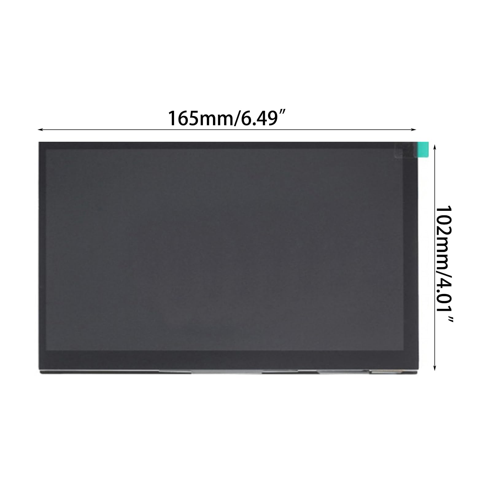 7 Inch IPS LCD Monitor for Raspberry Pi 4B/3B - 1024x600 HD Resolution, HDMI Compatible Portable Display for DIY Projects, Gaming & Programming