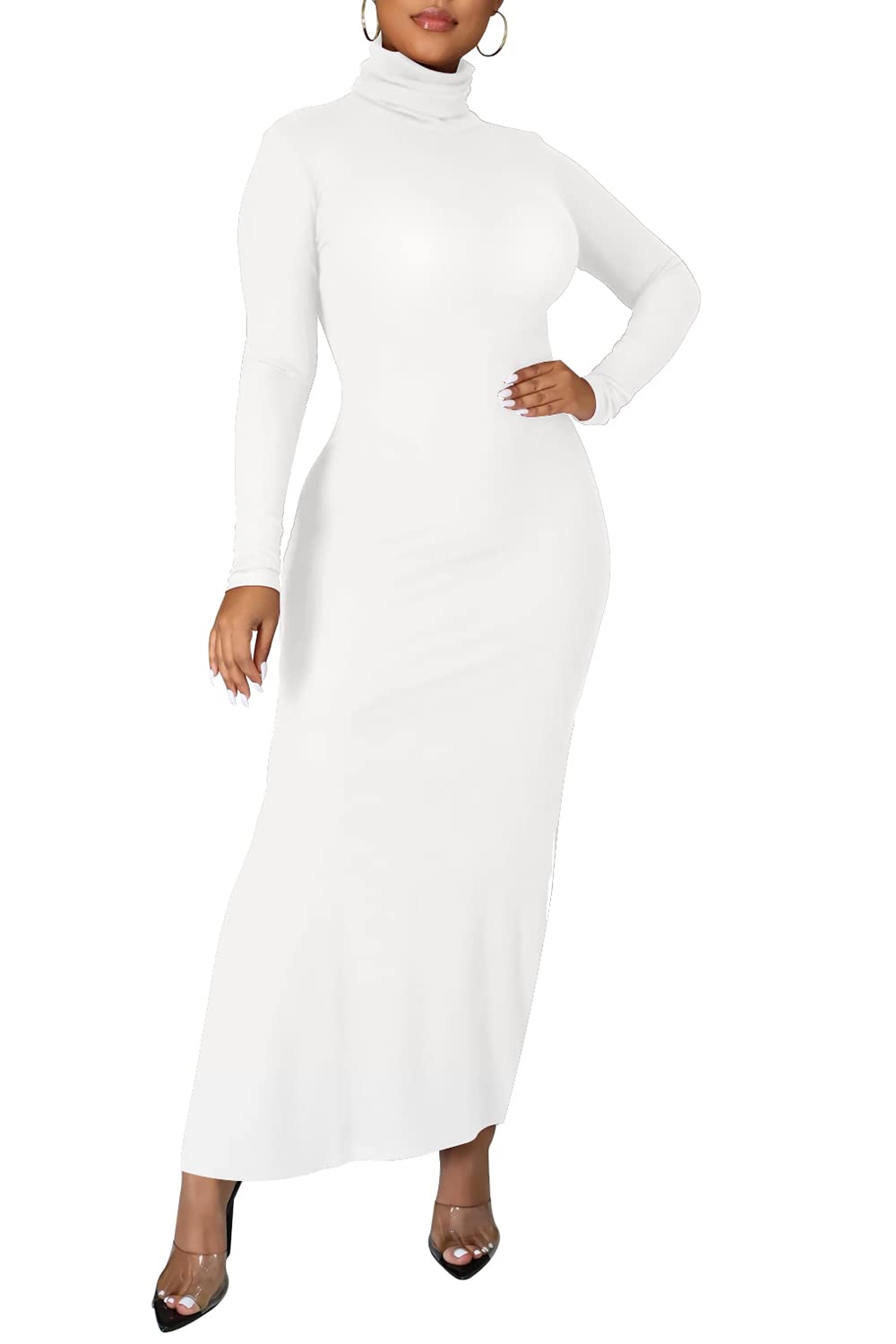Women's Bodycon Dress - Slim Fit Stretchy Sexy Clubwear for Night Out, Party & Date Night