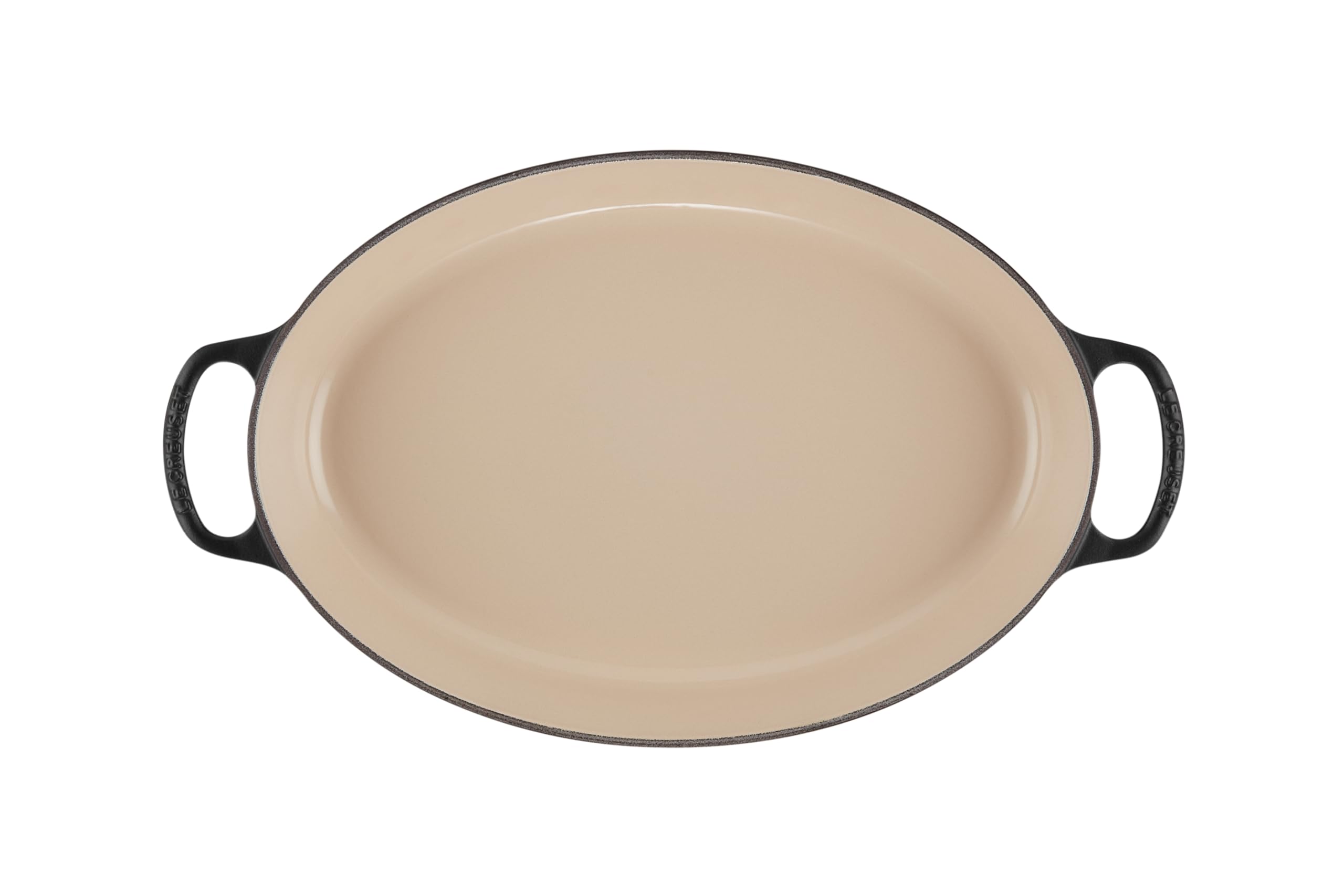 Le Creuset 3 Quart Enameled Cast Iron Oval Dutch Oven - Signature Licorice Black for Baking, Roasting & Slow Cooking | Perfect for Casseroles, Bread & Stews