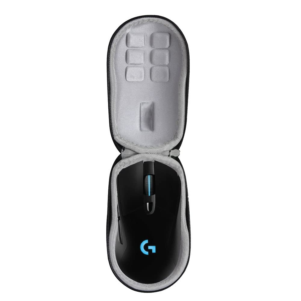 Logitech G703 Lightspeed Wireless Gaming Mouse Hard Travel Case by Hermitshell - Durable Protection for Gaming Gear, Travel & Storage