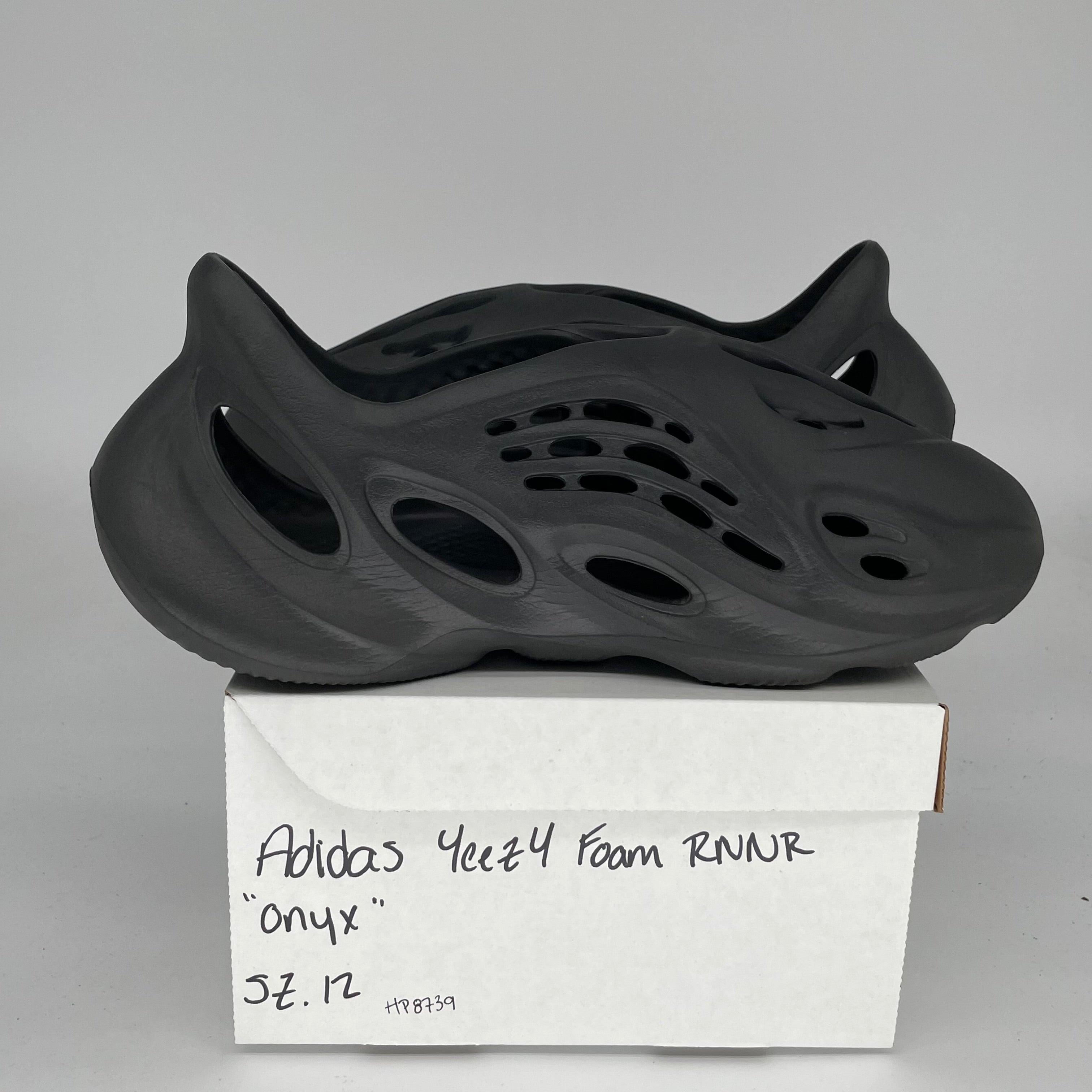 Adidas Yeezy Foam Runner Onyx - Men's Size 12 (HP8739) | Comfortable Slip-On Sneakers for Running, Gym & Casual Wear