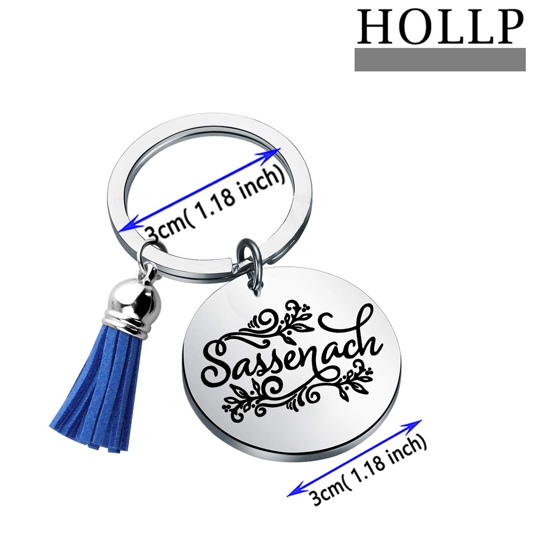 Sassenach Inspired Jewelry & Keychain - Outlander Movie Lover Gift for Women - Perfect for Cosplay, Fan Meetings & Scottish Heritage Events