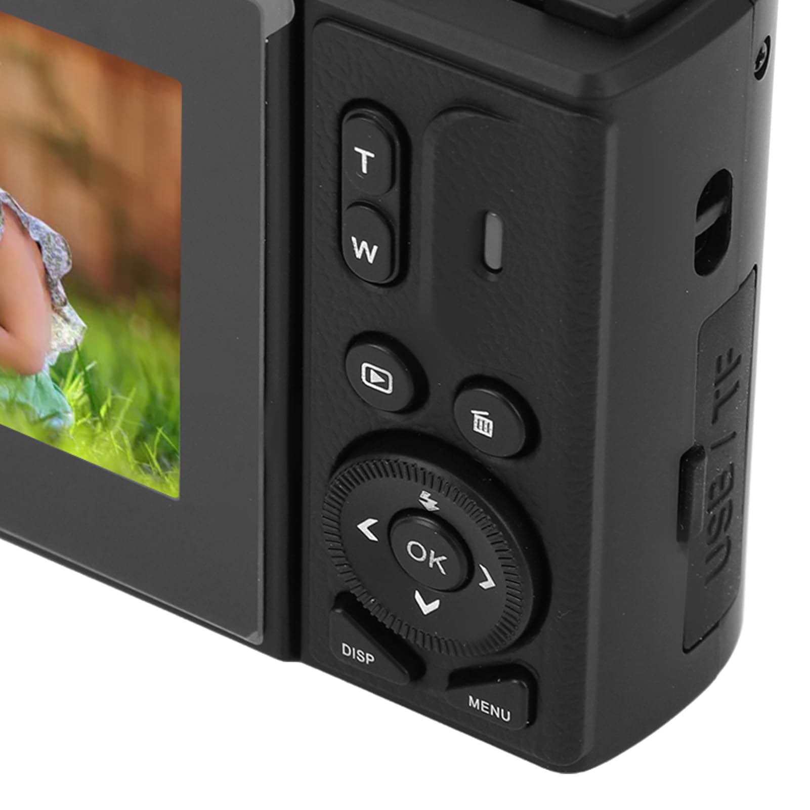 4K UHD 18x Zoom Digital Camera with 3