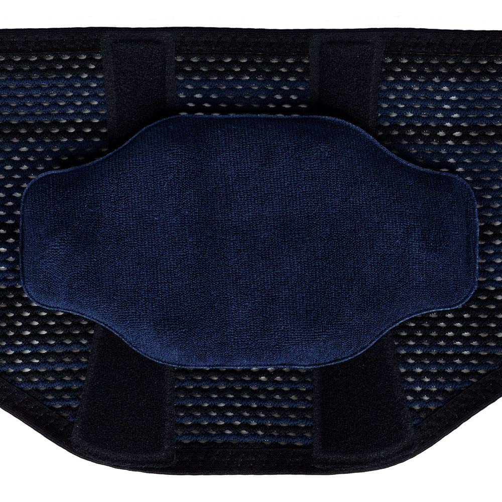 Bauerfeind Sports Back Support Brace - Breathable Compression Belt with Massage Nubs - Anatomic Contoured Back Panel - Air Knit Fabric (Durable & Washable) - Ideal for Weightlifting, Golf, Tennis & Back Pain Relief