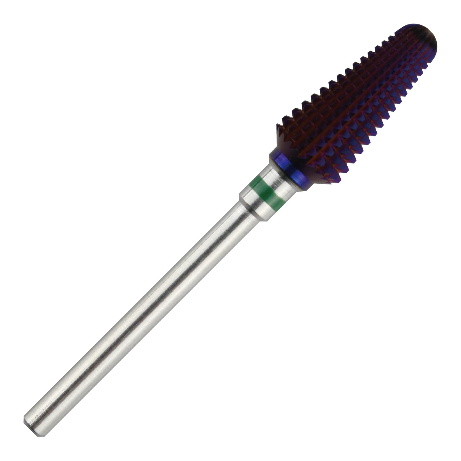 Purple Coated Tapered Tornado & Texas Tornado Nail Drill Bits for Professional Nail Drill Machine - Perfect for Acrylic Nails, Gel Extensions & Nail Art (Set of 2)