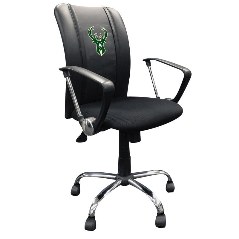 NBA Team Logo Dreamseat Curve Ergonomic Office Chair - Adjustable Height & Lumbar Support for Home, Gaming & Workspace Comfort