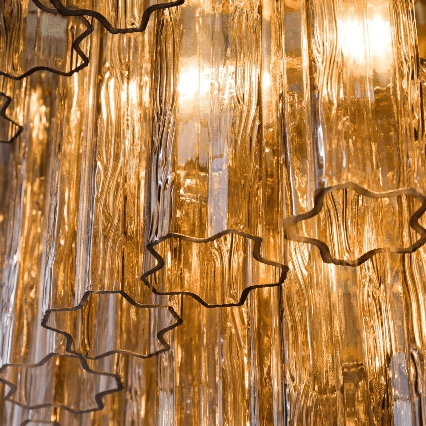 Elegant Large Treviso Chandelier - Modern Crystal Ceiling Light Fixture for Dining Room, Living Room & Bedroom - Perfect for Home Decor & Luxury Interior Lighting