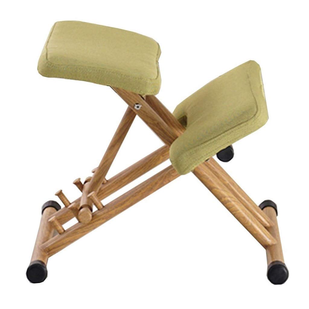 Ergonomic Kneeling Chair for Home Office - Adjustable Posture Corrector Chair for Adults & Kids, Orthopedic Anti-Slouch Student Chair with Heavy Duty Frame - Perfect for Computer Work, Studying & Back Pain Relief