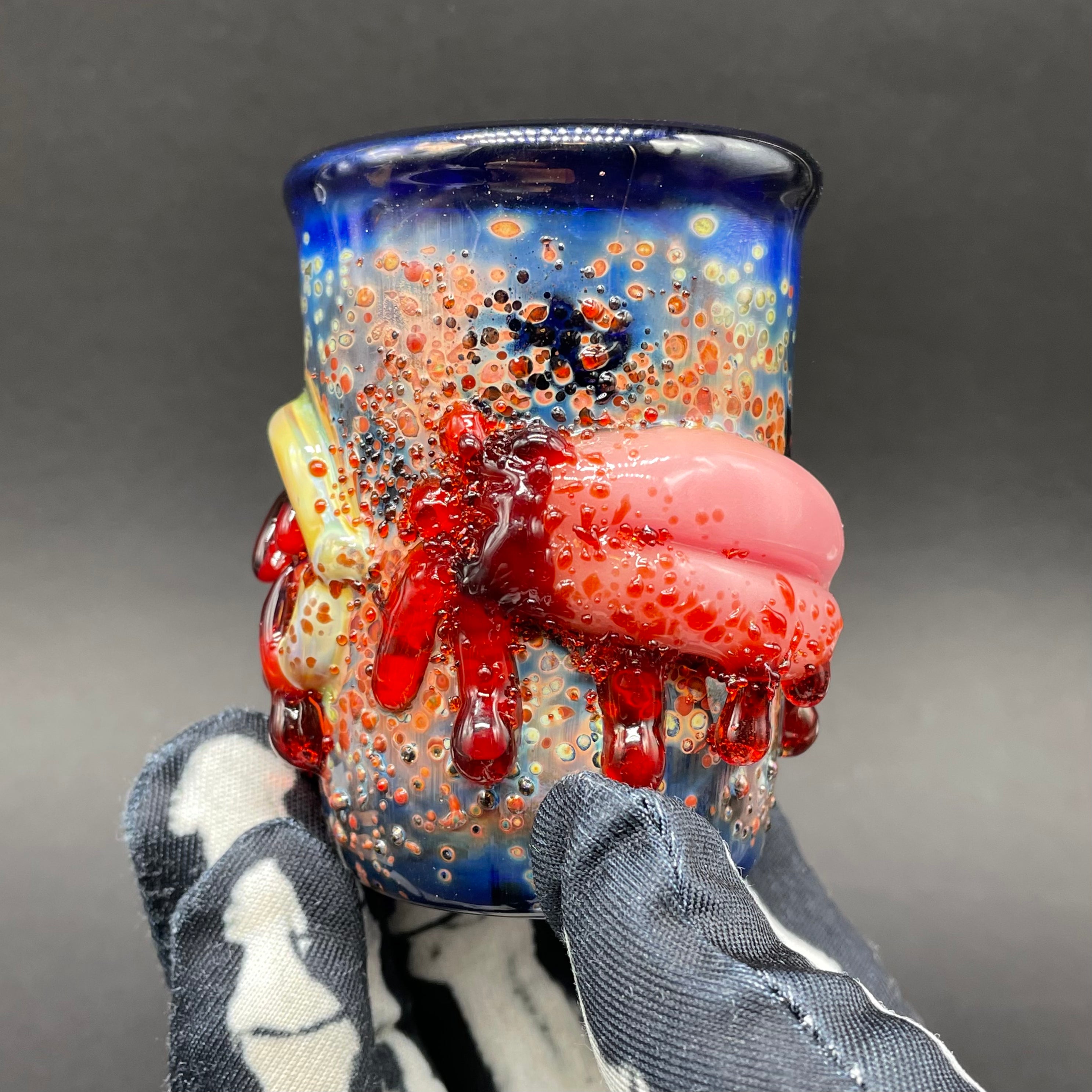 Funny Bite Your Tongue Shot Glass - Novelty Drinking Cup for Parties, Gifts & Bar Games | Perfect for Bachelor/Bachelorette Parties, Birthday Celebrations & Drinking Challenges