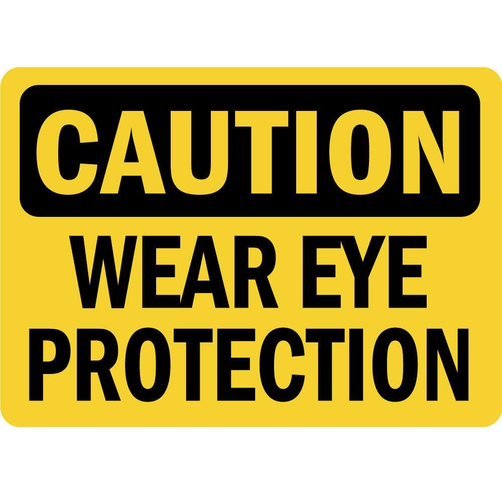 OSHA Safety & Warning Vinyl Stickers Bundle - 3 Pack (3.5
