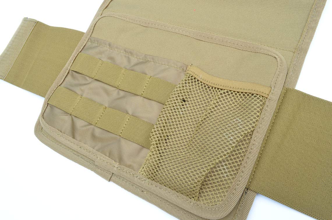 Tactical MOLLE Toiletry Bag for Camping & Travel - Military Grade Wash Kit with Durable TAN Color - Perfect for Outdoor Adventures, Hiking & Survival Gear Organization