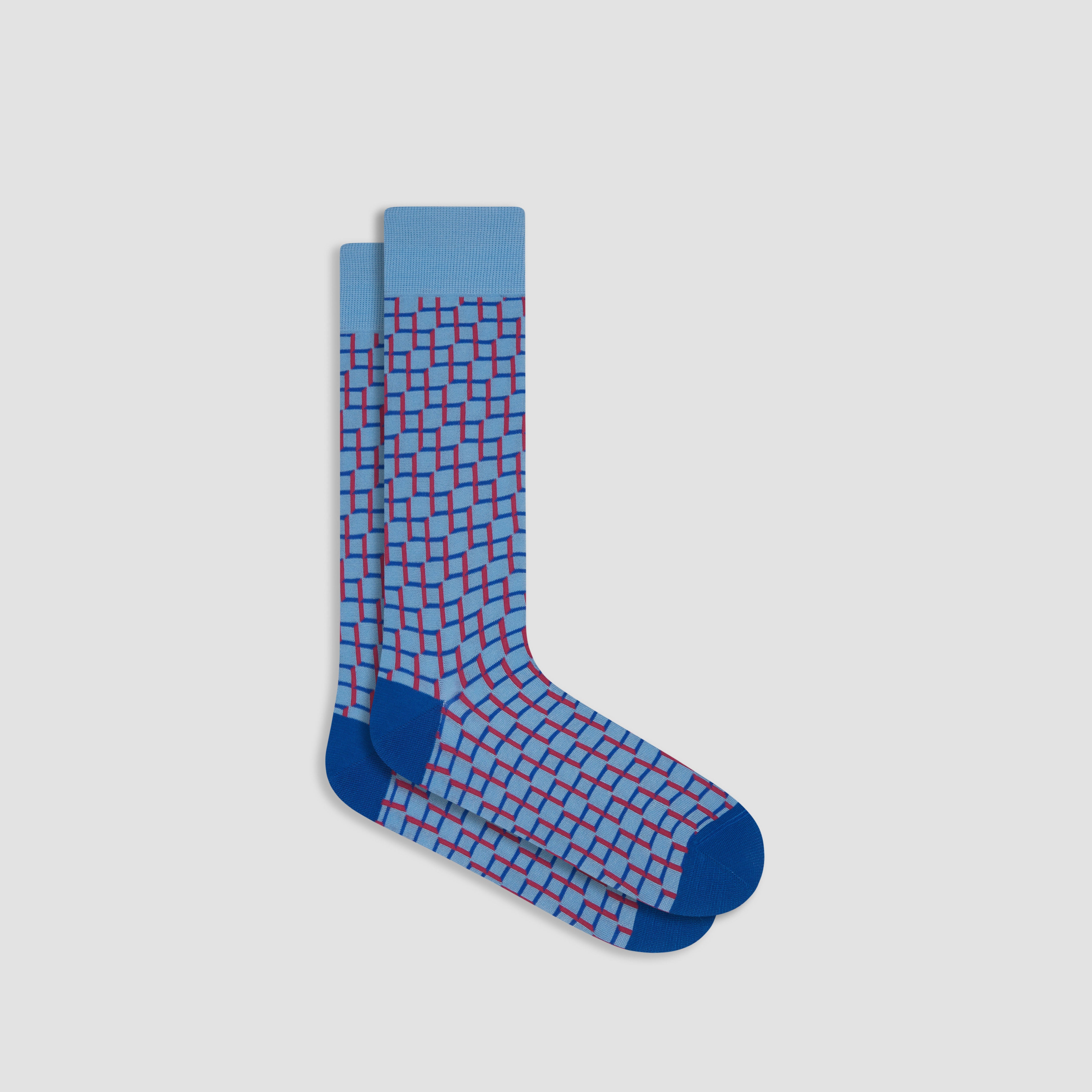 Geometric Print Mid Calf Socks for Women - Trendy & Comfortable Casual, Workout & Everyday Wear