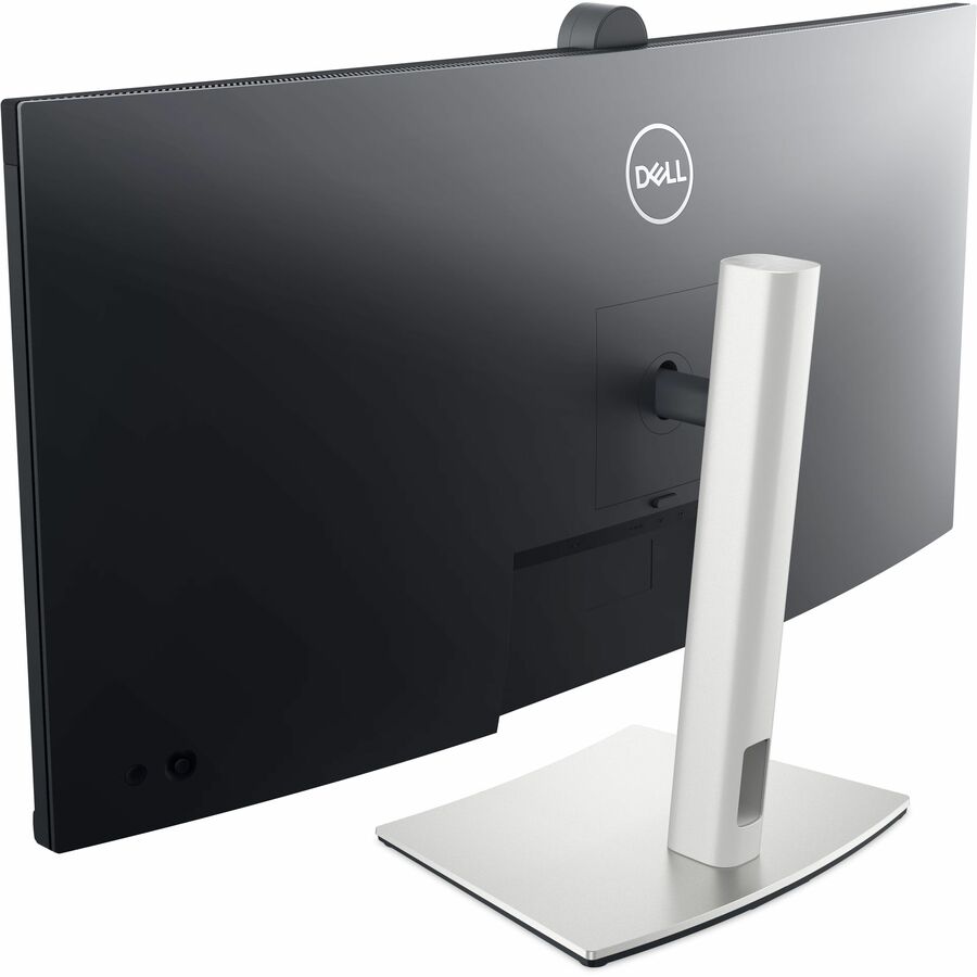 Dell P3424WEB 34-Inch Curved LED Monitor with Built-in Webcam - Ultrawide WQHD Display for Home Office, Gaming & Video Conferencing
