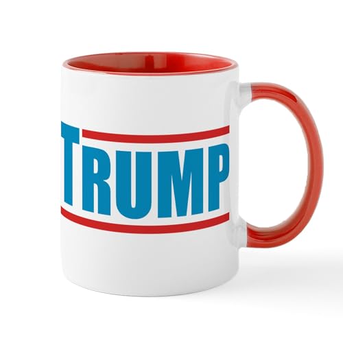 White/Red Inside - Dump Trump Mugs