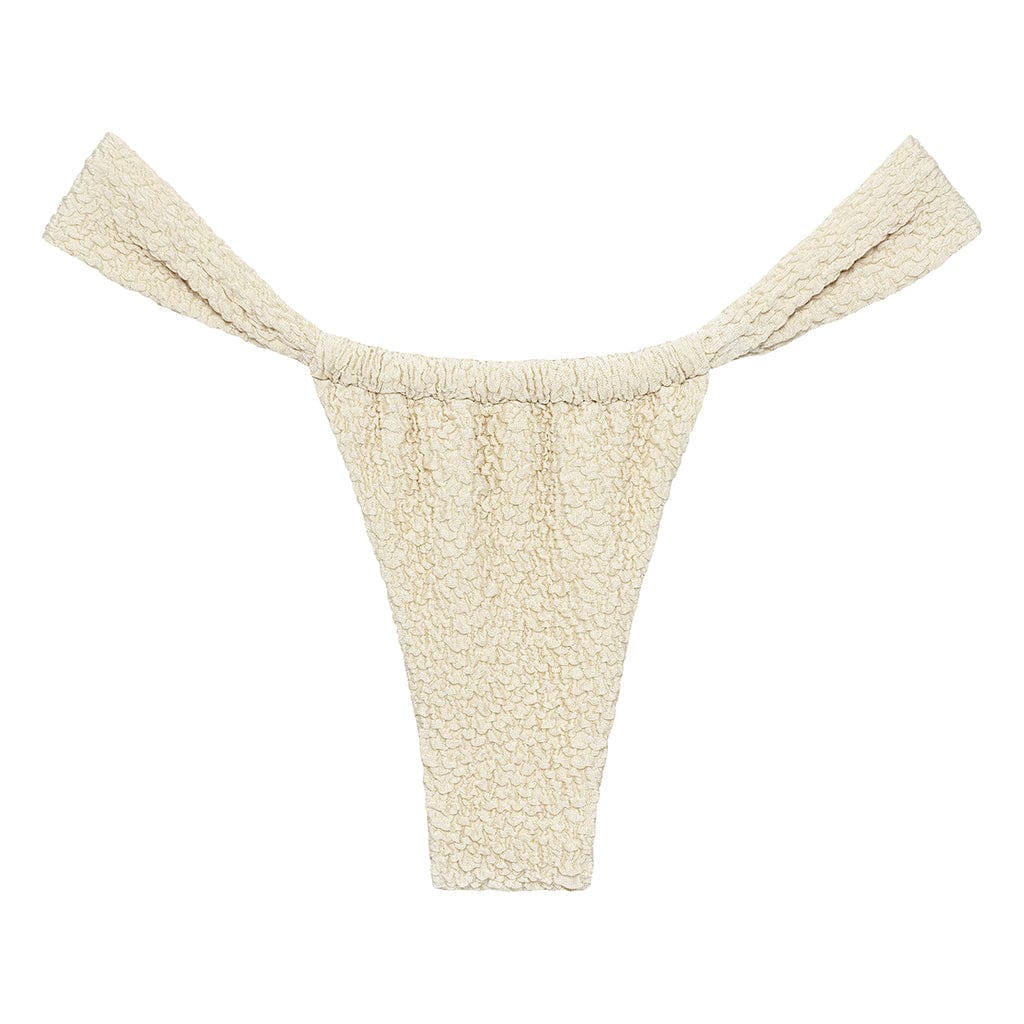 Oat Texture Sandra Bikini Bottom - High Waisted Swimwear for Women, Comfortable & Stylish Beachwear, Perfect for Pool Parties & Summer Vacations