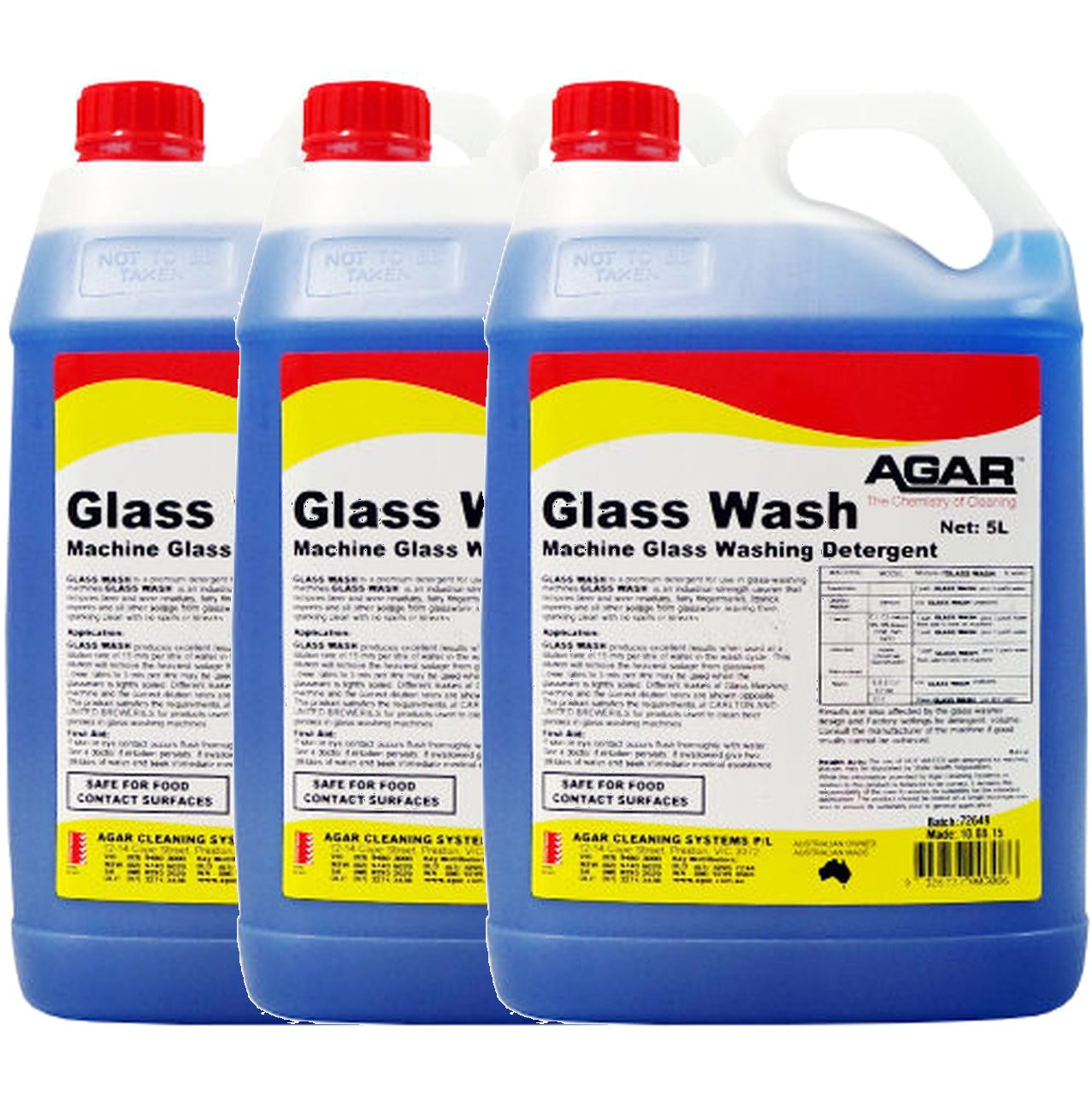 Premium Agar Machine Glass Wash Detergent - Effective Cleaning Solution for Laboratory Glassware & Equipment | Ideal for Scientific Research, Medical Labs & Industrial Use