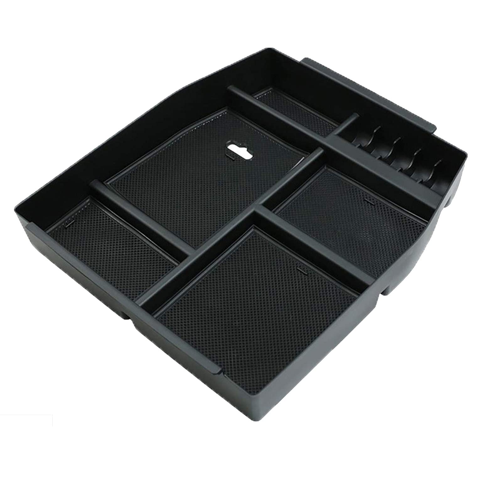 Premium Center Console Organizer Tray for Ford F150 (2015-2020) - Armrest Storage Box Accessories | Perfect for Road Trips, Work Commutes & Daily Organization