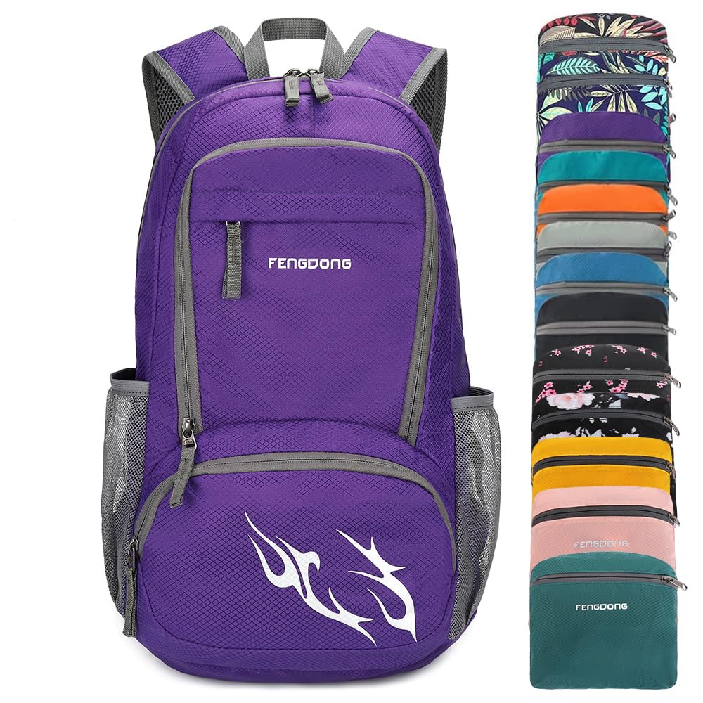35L Lightweight Foldable Waterproof Hiking Backpack - Compact Travel Daypack for Men & Women - Perfect for Camping, Hiking, Commuting and Outdoor Adventures
