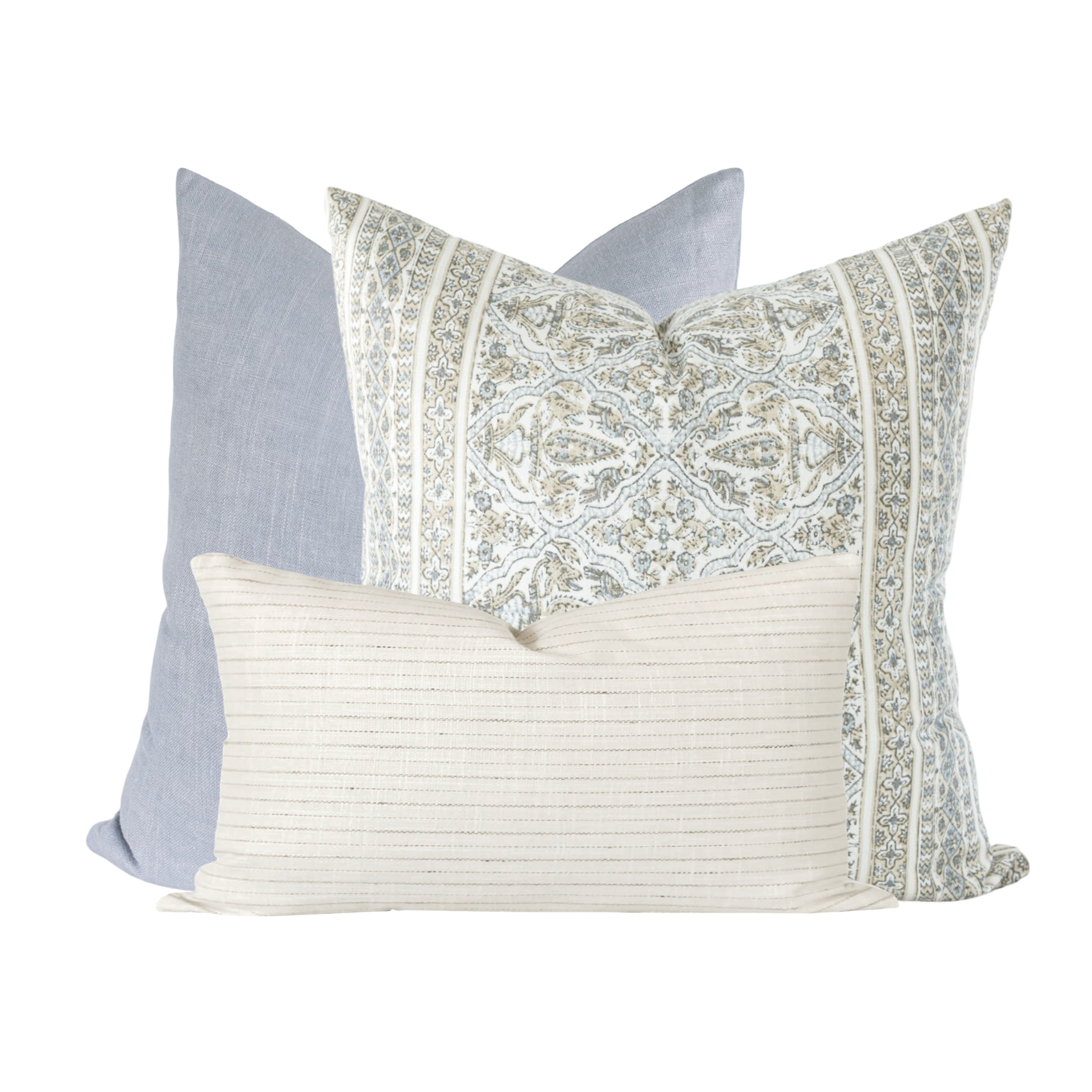 Premium 300 Thread Count Pillow Combination Set - Ultra Soft & Breathable for Side, Back, and Stomach Sleepers - Perfect for Bedroom, Guest Room, and Travel