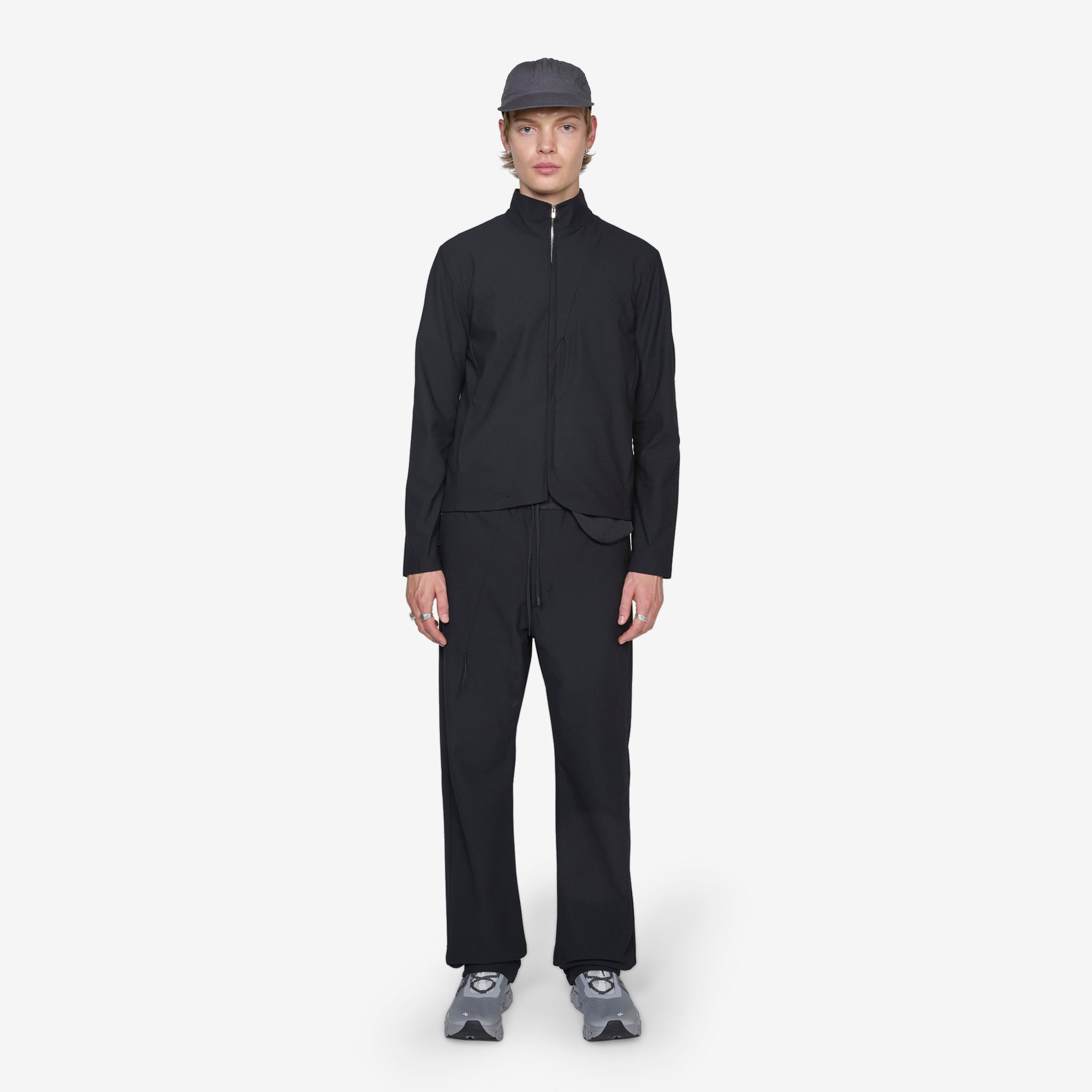 8.0 Track Jacket for Men - Lightweight Running Jacket with Breathable Fabric, Right Black - Perfect for Jogging, Gym Workouts & Outdoor Sports