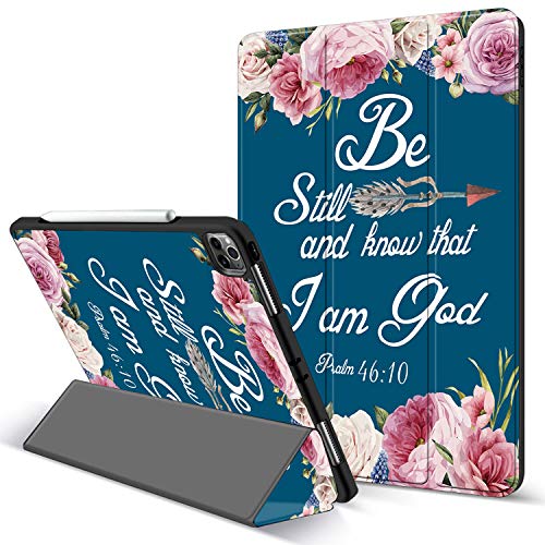 Bible Verses Psalm 46:10 with Pink Flower