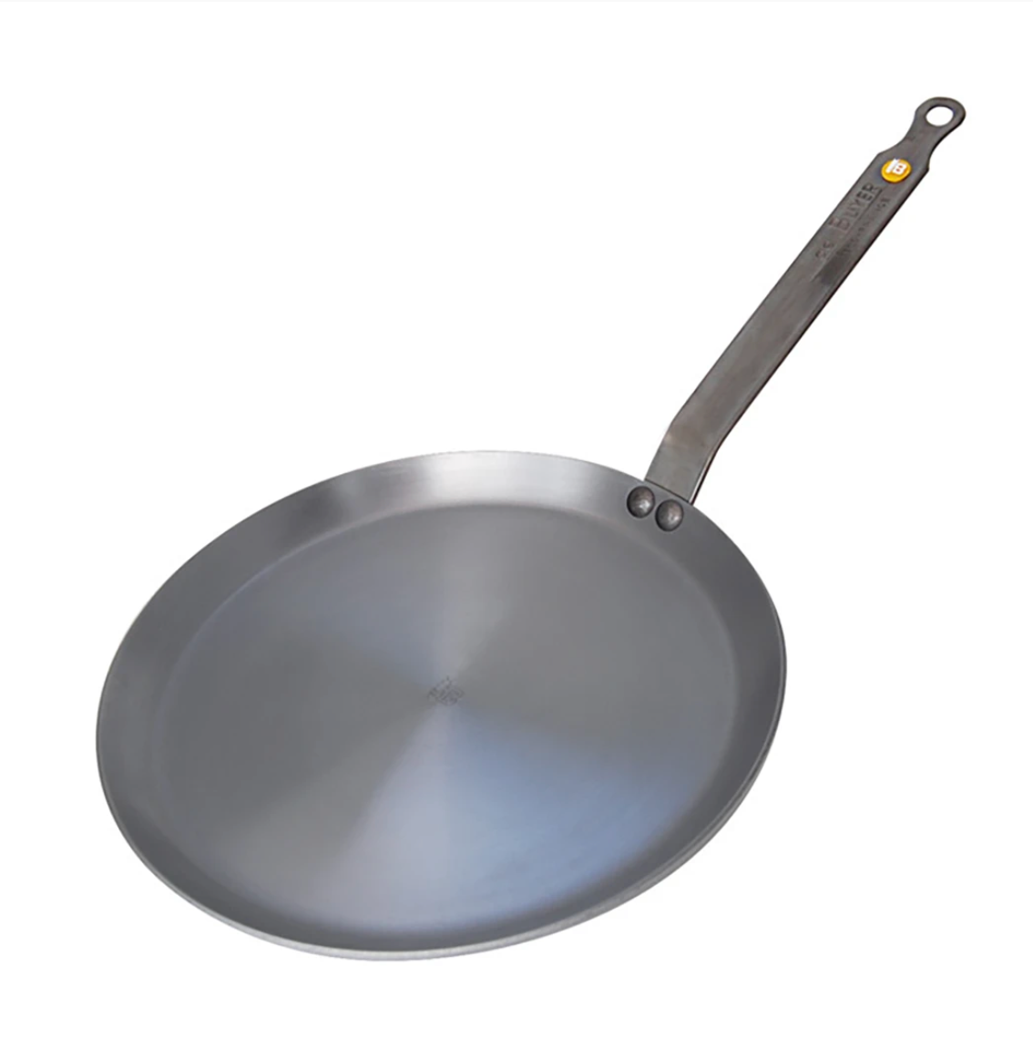 de Buyer Mineral B Crepe Pan - 9.5 Inch Nonstick French Carbon Steel Crepe Maker - Perfect for Pancakes, Crepes & Omelets - Ideal for Home Cooking & Professional Kitchens