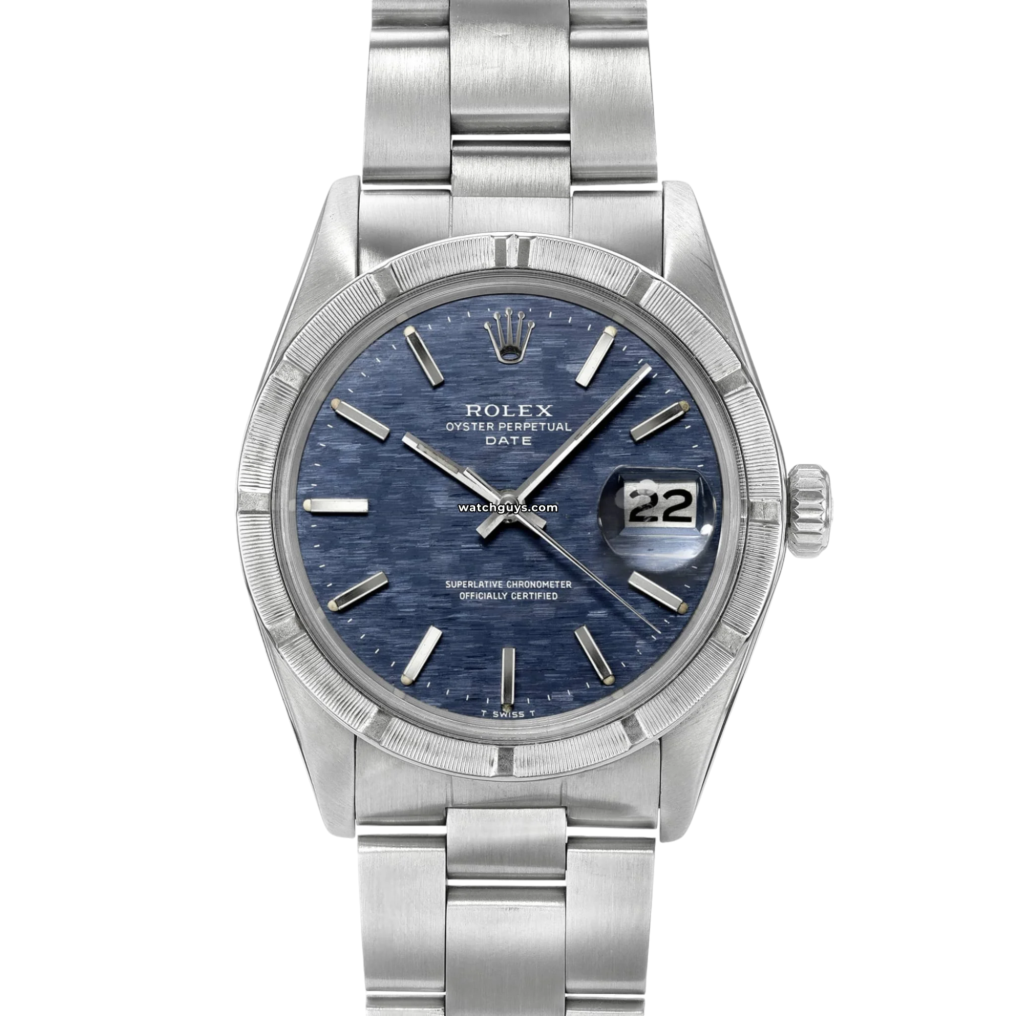 Rolex Datejust 1501 Men's Watch - Blue Mosaic Dial, Stainless Steel, Automatic Movement - Perfect for Business, Formal Events & Luxury Collectors