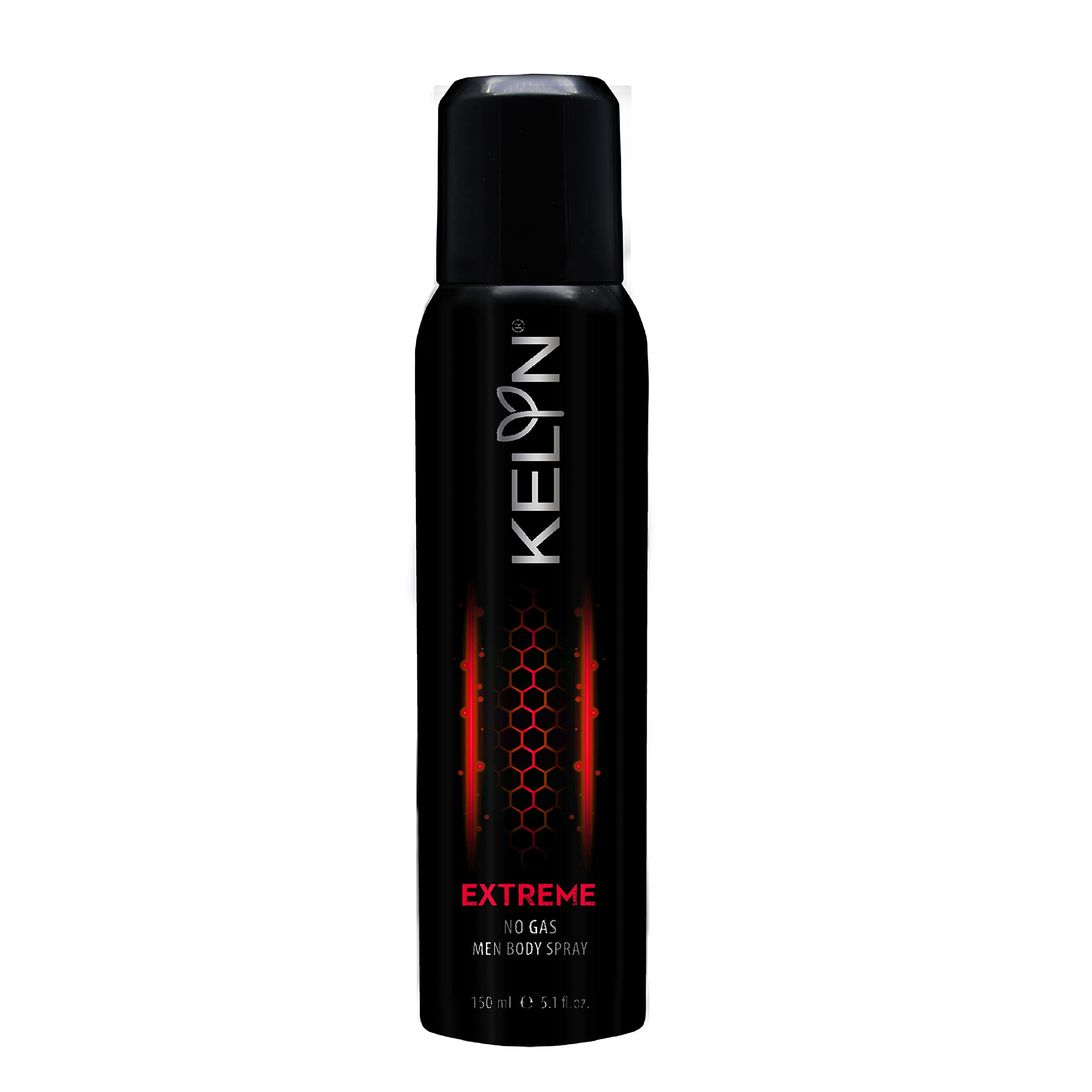 KELYN Extreme No Gas Deodorant for Men - 48H Long Lasting Fragrance Body Spray, Aluminum Free & Refreshing Scent, Ideal for Gym, Work & Daily Use - 150ml (Pack of 1) - Perfect Gift for Men & Teen Boys