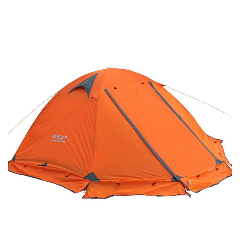 FHGJ 2-Person Winter Camping Tent - Double Layer Windproof & Waterproof Professional Tent for Outdoor Travel, Hiking & Backpacking - Perfect for Cold Weather Adventures & Family Camping Trips