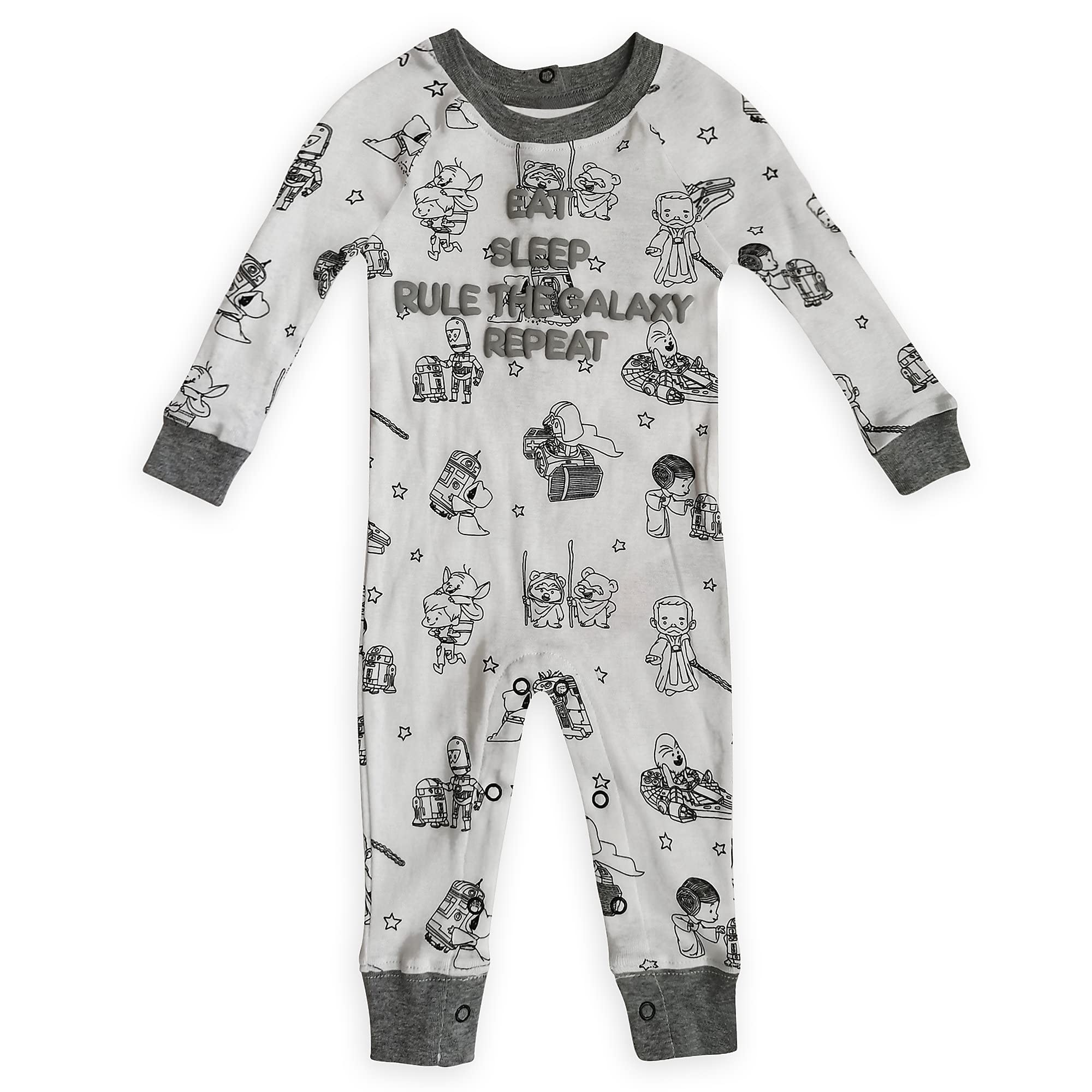 Star Wars Baby Stretchie Sleeper - Soft & Comfortable Infant Pajamas for Boys & Girls | Perfect for Bedtime, Playtime & Cosplay