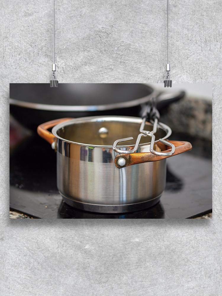 Stainless Steel Cooking Pot - Durable & Non-Stick Metal Stock Pot for Home Kitchen - Perfect for Soups, Stews, Pasta & Family Meals