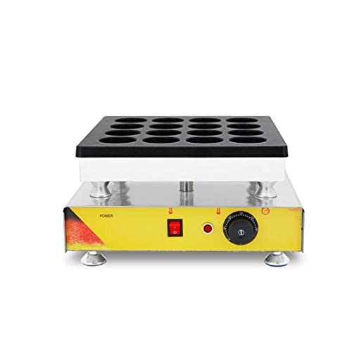 INTSUPERMAI 110V Commercial Waffle Maker - 16 Hole Non-Stick Electric Waffle Iron for Red Bean Cakes, Pancakes & Waffles - Perfect for Restaurants, Cafes, and Home Breakfast Cooking
