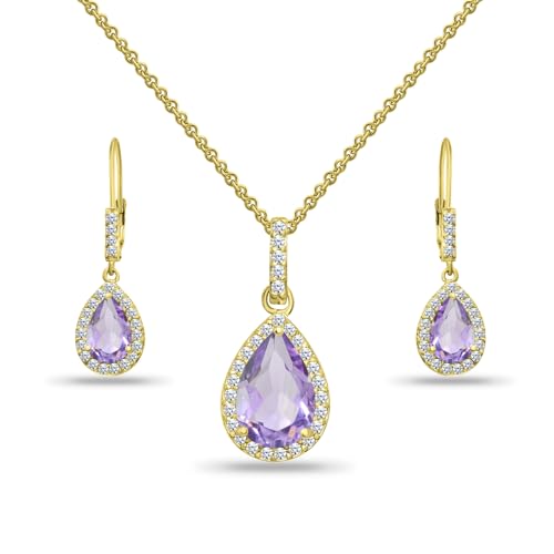 Amethyst - Yellow Gold