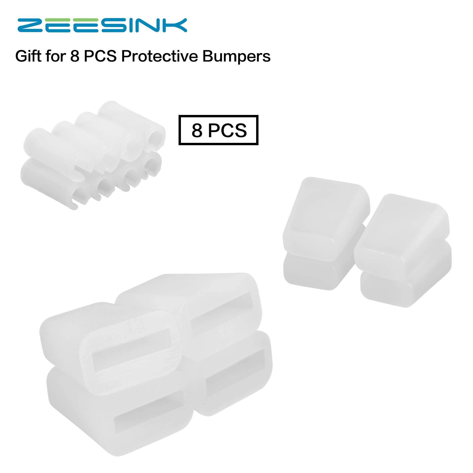 8 PCS White Kitchen Sink Rack Rubber Feet - Replacement for Sink Grid - Non-Slip, Durable & Waterproof - Perfect for Kitchen Organization & Drainage