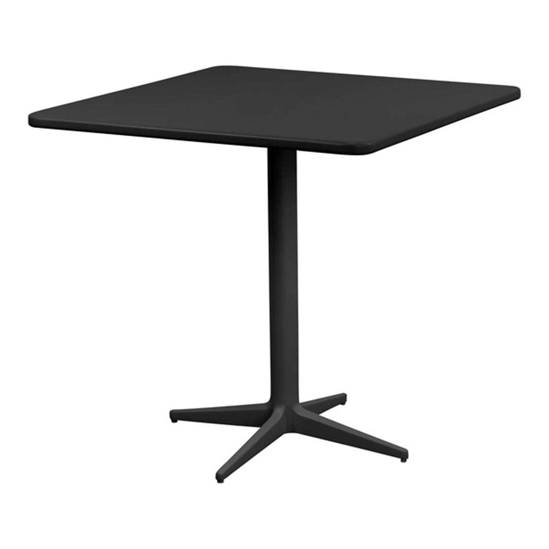 Outdoor Cafe Table Square - Durable Weatherproof Patio Dining Table for Restaurants, Gardens & Backyards - Perfect for Coffee Shops, Bistros & Outdoor Entertaining