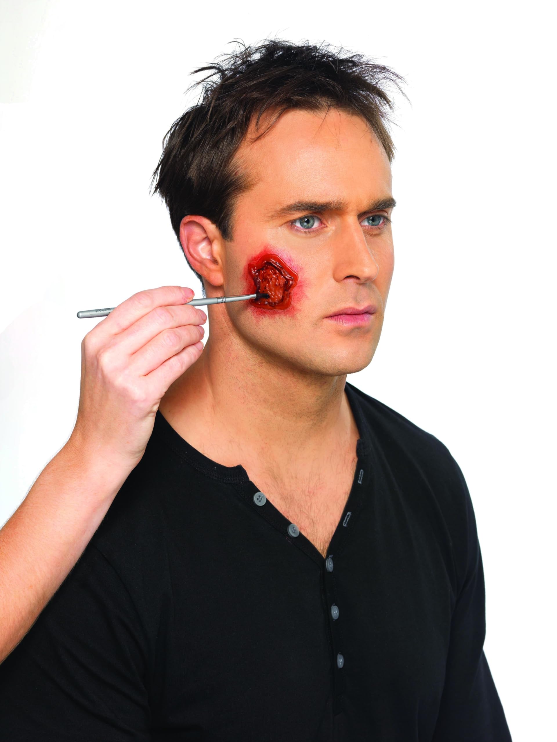 Smiffys Special FX Makeup Kit - Realistic Gory Wounds for Halloween, Cosplay & Horror Movie Effects - Professional Fake Blood & Injury Simulation