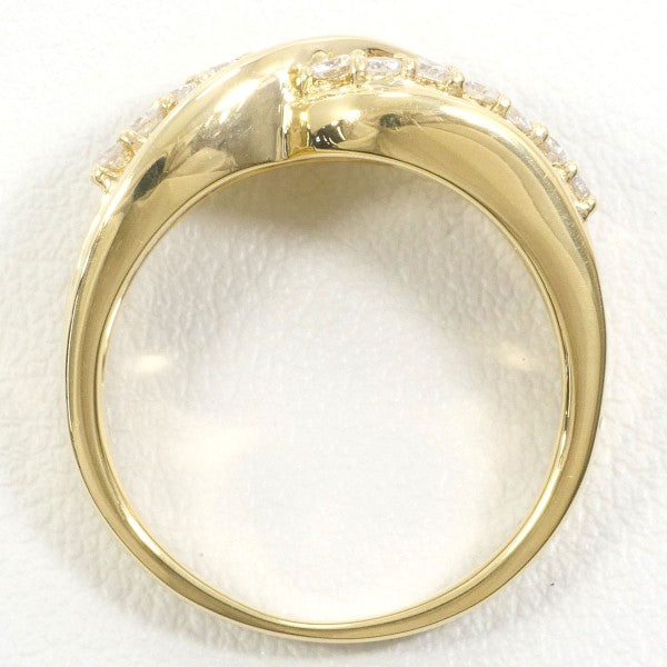 18K Yellow Gold Diamond Ring for Women - Elegant Solitaire Engagement & Wedding Band - Perfect for Proposals, Anniversaries & Special Occasions