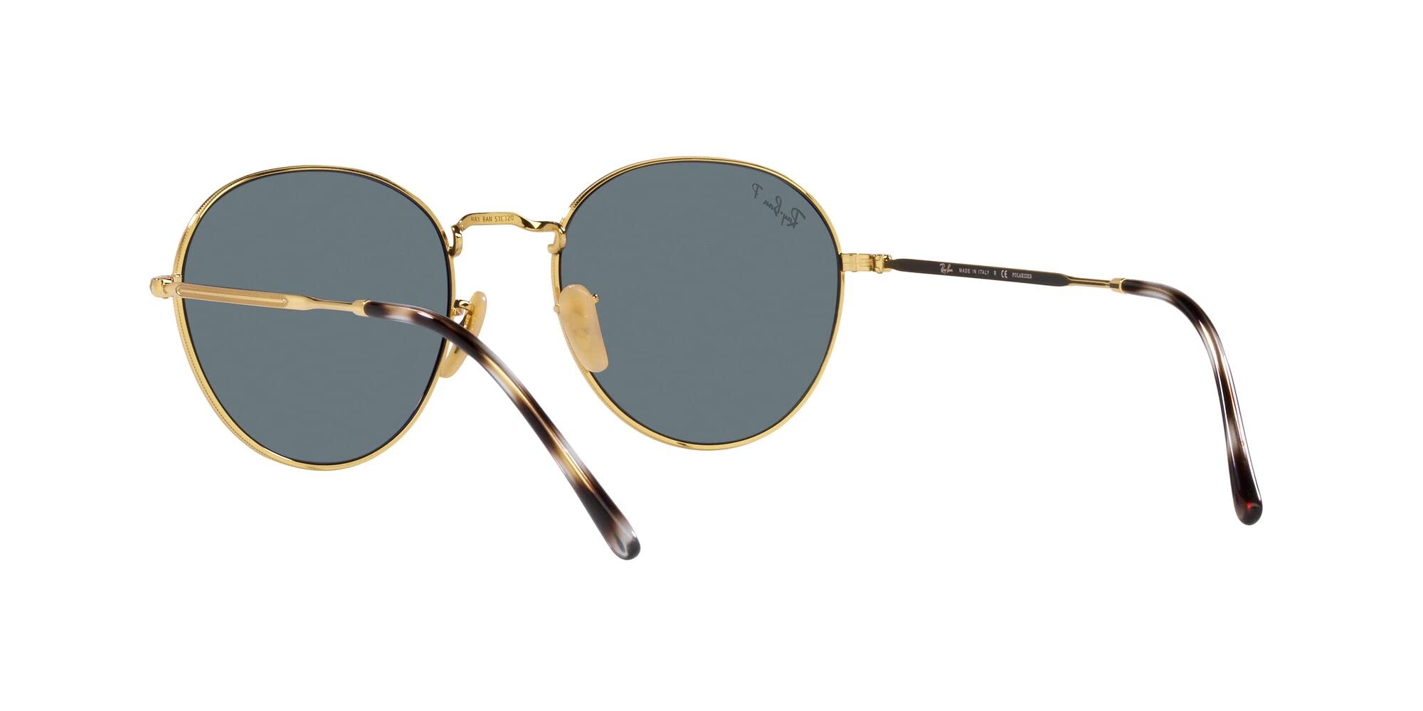 Ray-Ban RB3582 David Round Polarized Sunglasses for Men & Women - Classic Retro Style UV Protection - Perfect for Driving, Beach & Outdoor Activities