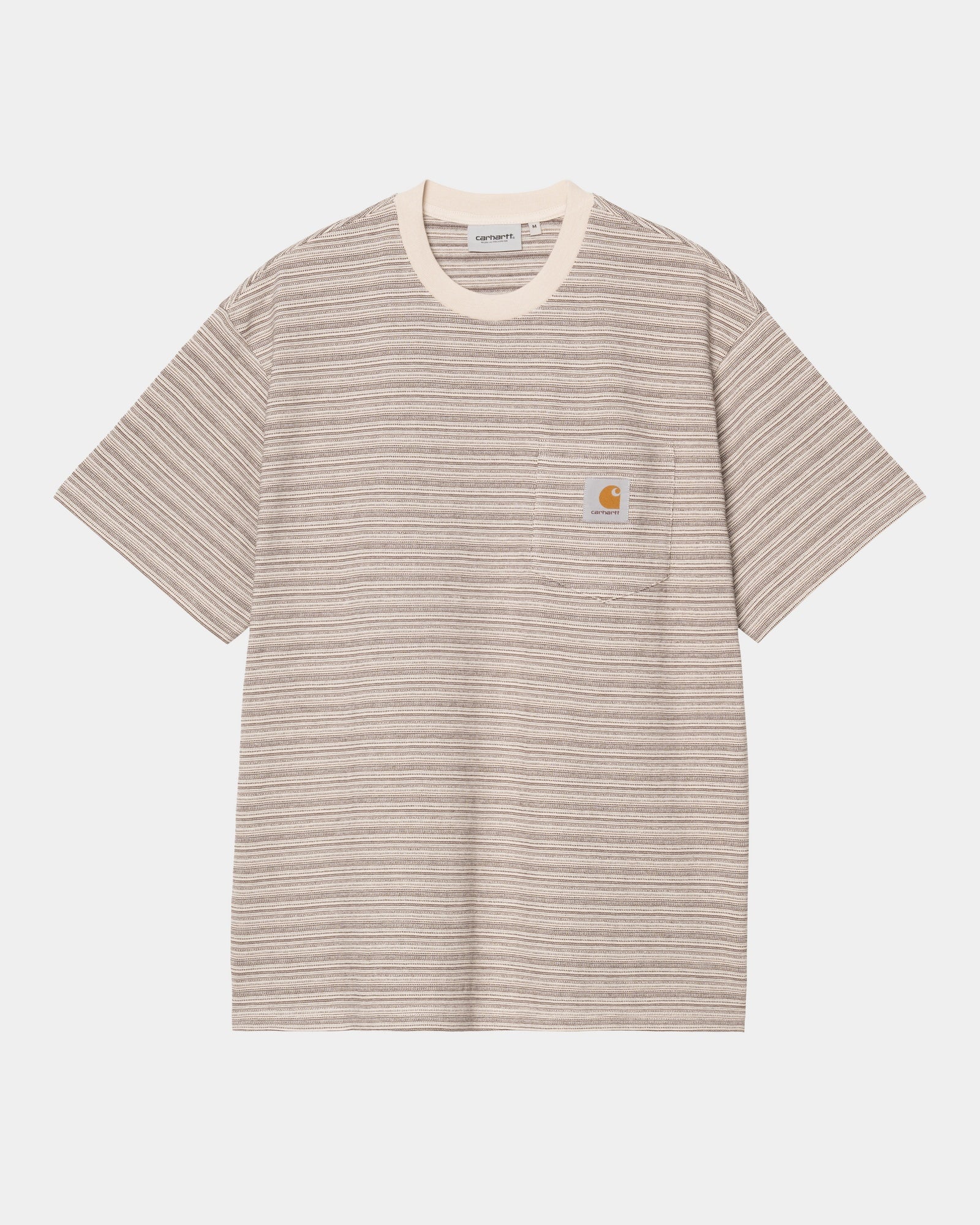 Gellar Stripe Pocket T-Shirt for Men | Casual Cotton Tee with Chest Pocket | Perfect for Everyday Wear, Outings & Relaxing