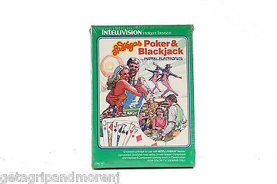 Mattel Intellivision Las Vegas Poker & Black Jack Game - Brand New Factory Sealed - Perfect for Retro Gaming Nights & Casino-Themed Parties