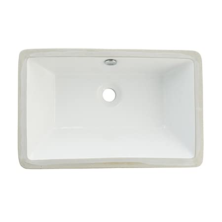 Premium Castillo Undermount Wash Basin - Modern Ceramic Sink for Bathroom Vanity | Perfect for Small Spaces, Powder Rooms & Contemporary Home Decor