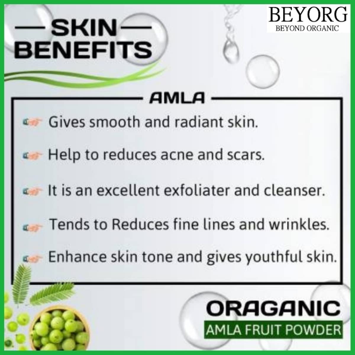 Organic Amla & Brahmi Powder - Ayurvedic Hair Strengthening Treatment for Thicker, Stronger Hair - Natural Hair Mask for Dry, Damaged Hair & Scalp Care - Promotes Hair Growth & Reduces Hair Fall - Perfect for DIY Hair Packs & Spa Treatments