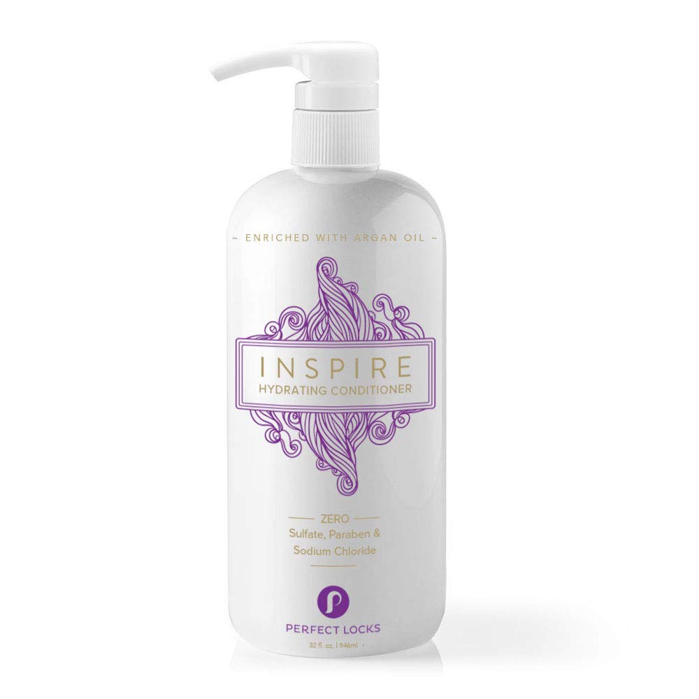 Perfect Locks™ Hydrating Hair Conditioner - Sulfate, Ammonia & Paraben Free - Safe for Extensions & Natural Hair - 1L Bottle for Daily Moisture & Repair - Ideal for Dry, Damaged Hair at Home or Salon Use