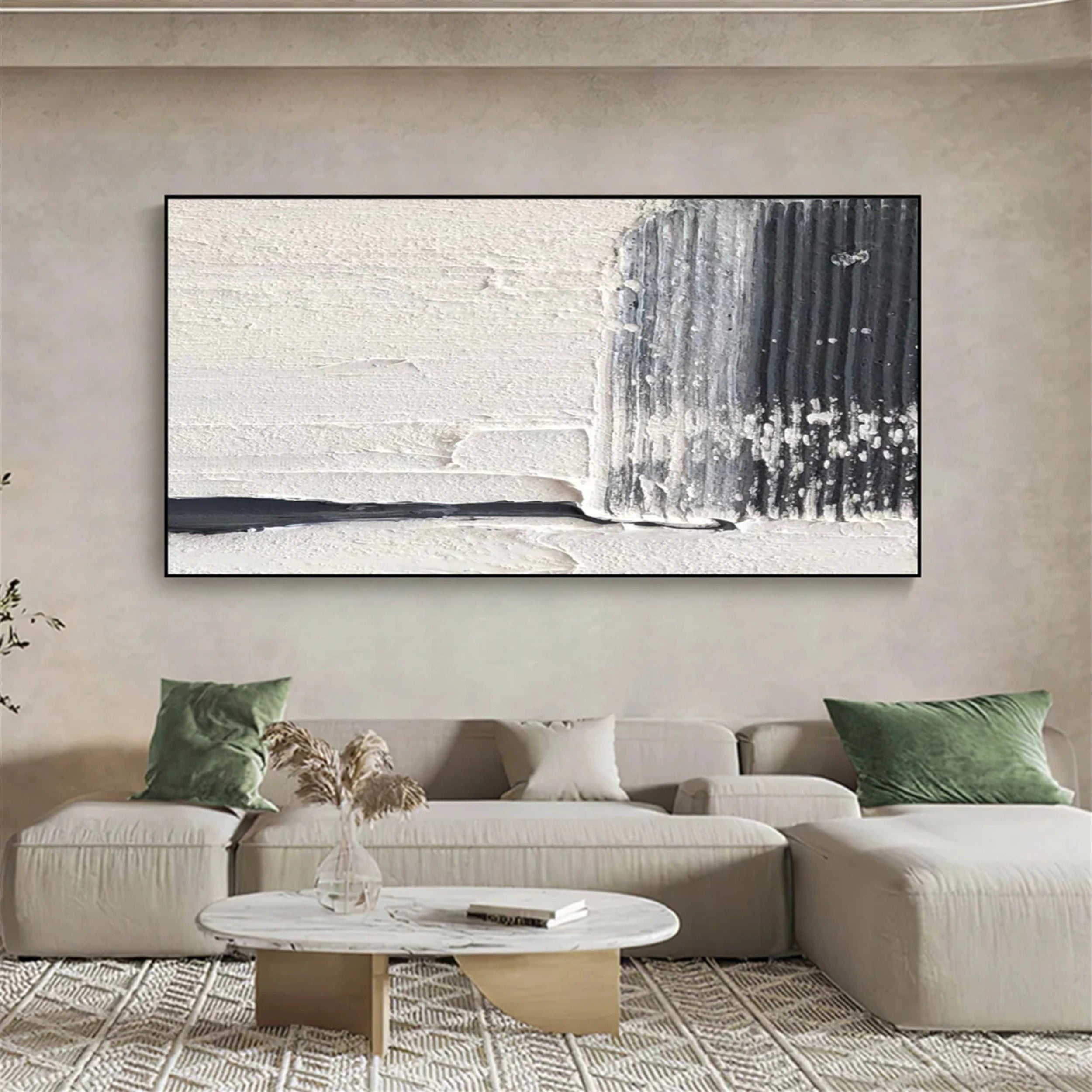 Abstract Painting #AB 087 - Modern Canvas Wall Art for Home & Office Decor - Perfect for Living Room, Bedroom, or Workspace