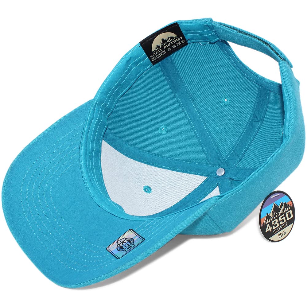 Unisex Plain Solid Velcro Baseball Cap for Men & Women - Adjustable Strap, Casual & Sporty Hat for Outdoor Activities, Running, Hiking, and Daily Wear