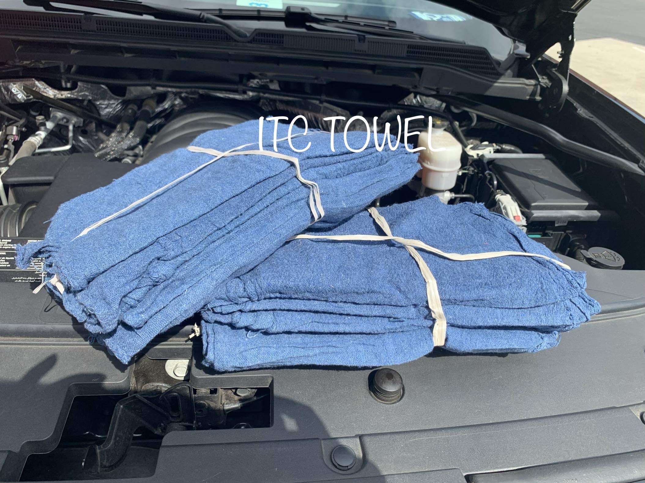 1000 Blue Shop Towels - Premium 14x14 Inch Auto Mechanic Rags for Cleaning, Polishing & Workshop Use | Heavy-Duty Absorbent Industrial Towels for Garage, Automotive & Home Improvement Projects