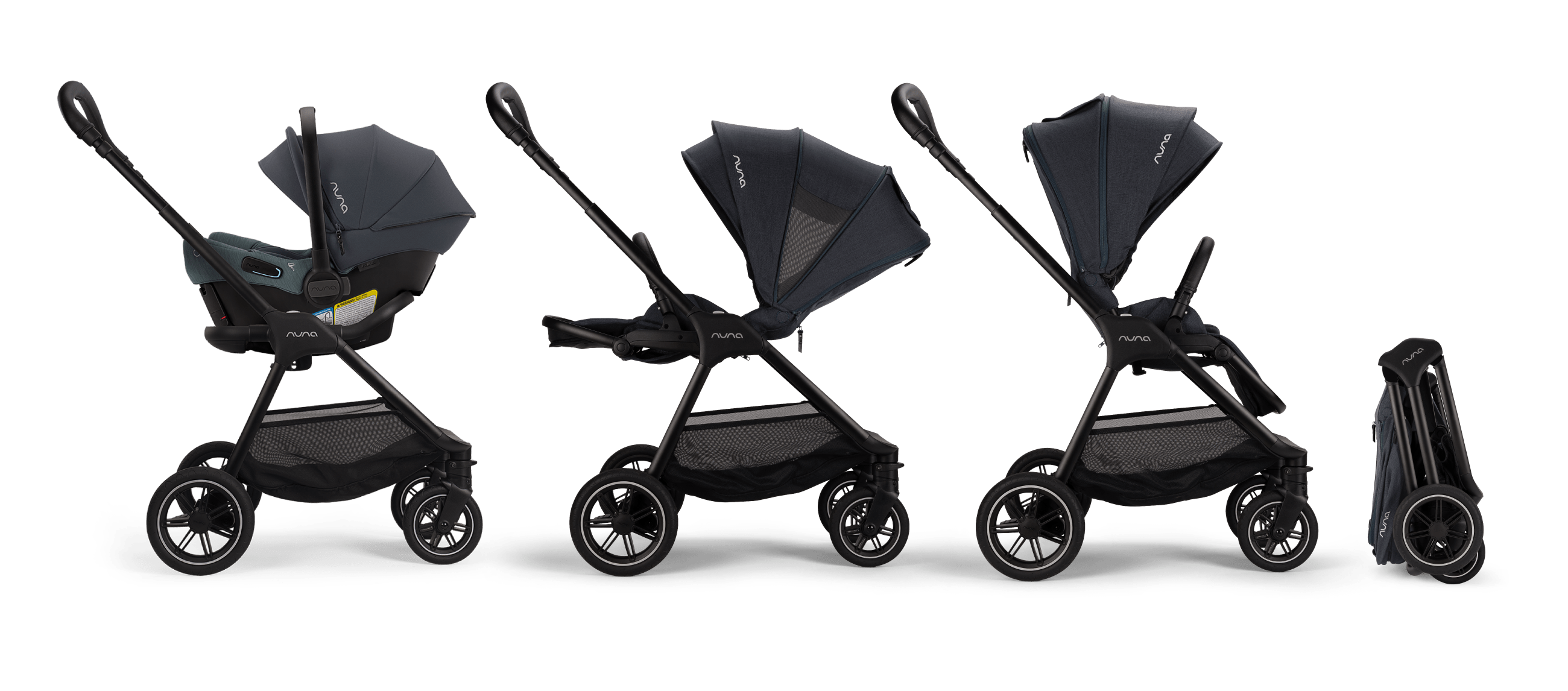 Nuna TRIV Next Stroller + PIPA Urbn Car Seat Travel System - Lightweight, Compact & Safe for Newborns to Toddlers - Perfect for City Travel, Daily Walks & Family Outings
