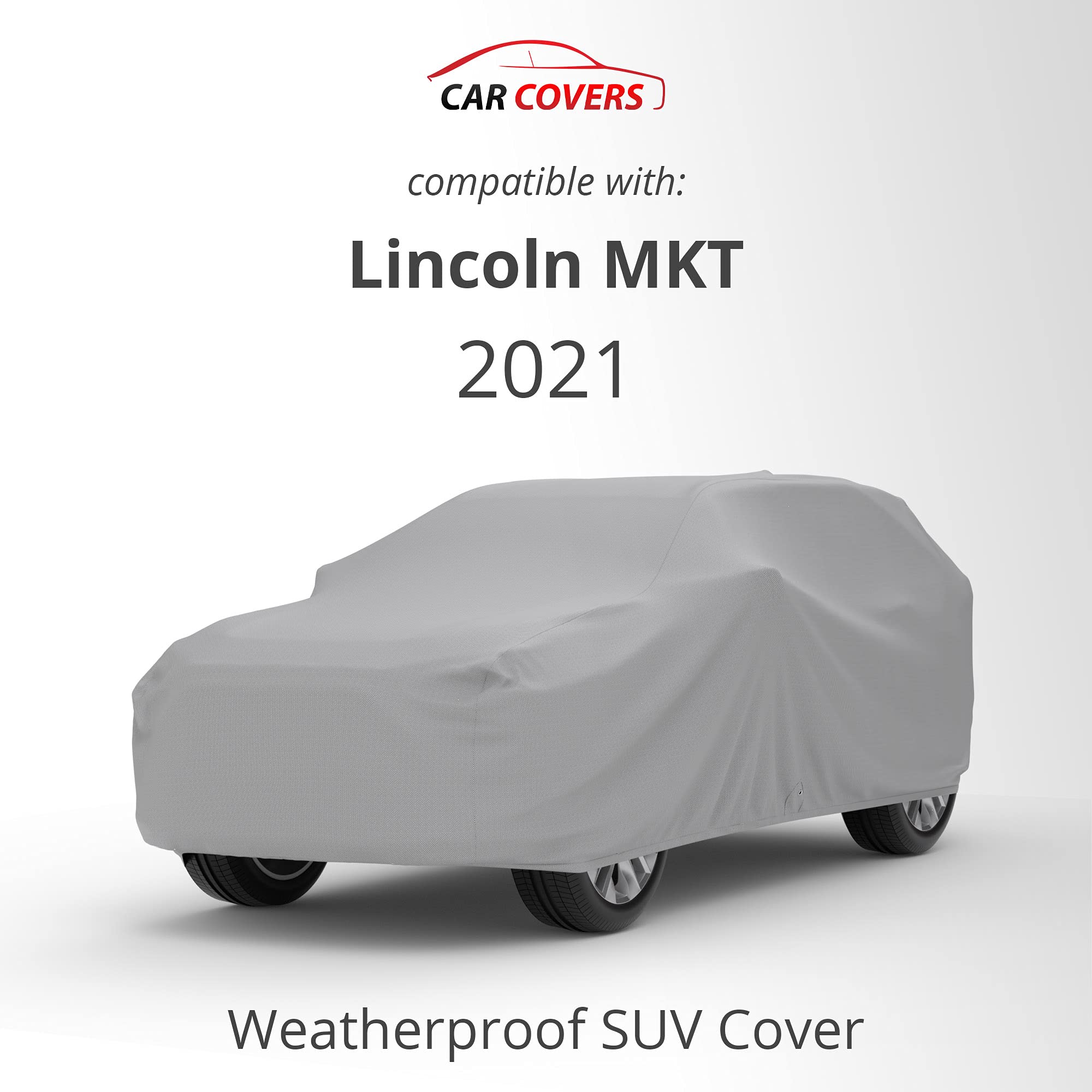 2021 Lincoln MKT Weatherproof SUV Car Cover with Theft-Proof Cable Lock - Heavy Duty Outdoor Protection for All Seasons | Rain, Snow, Sun & Dust Shield