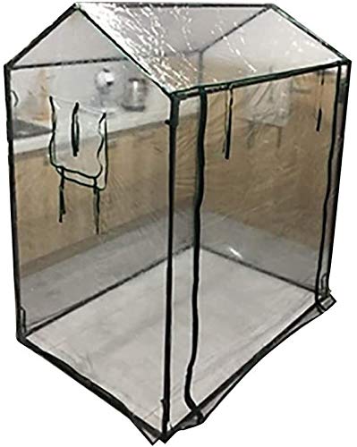Clear 130x90x150cm Greenhouse for Garden, Patio & Home - Transparent Vegetable Shed with UV Protection for Succulents, Plants & Flowers | Perfect for Outdoor Gardening, Seed Starting & Plant Protection